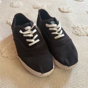 TOMS Canvas Sneakers with White Laces